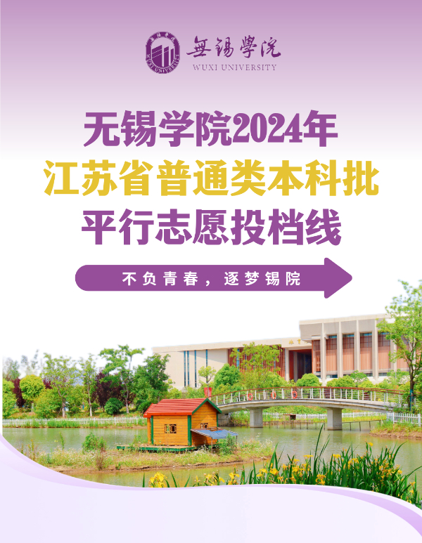 無錫學院2024年江蘇省普通類本科批平行投檔線公布！3 (2).jpg