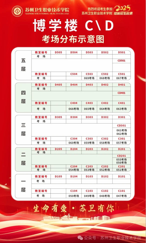 蘇州衛(wèi)生職業(yè)技術(shù)學(xué)院2025年提前招生校測(cè)考試準(zhǔn)考證打印及考場(chǎng)安排3.png