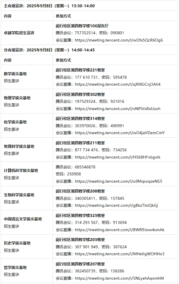 華東師范大學(xué)2025級本科新生二次選拔通知6.png